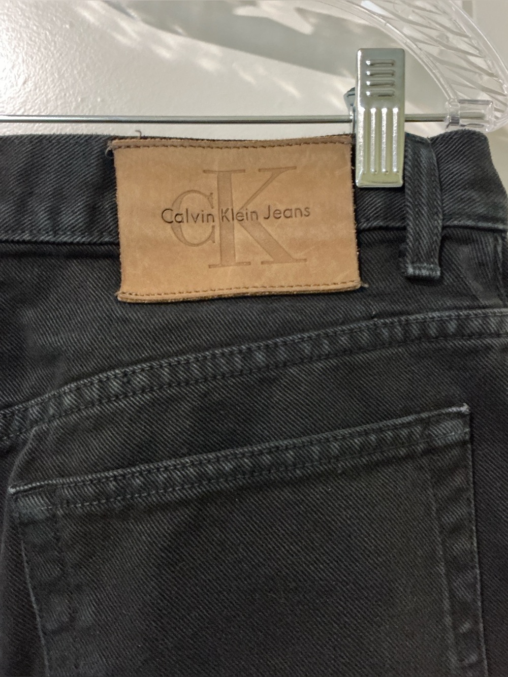 Vintage Calvin Klein Men’s Black Jeans Sz 30